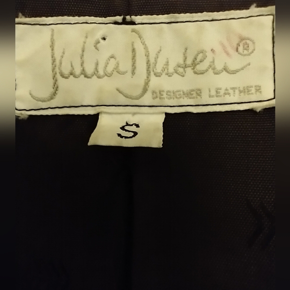 Vintage Designer Leather jacket - Picture 3 of 15